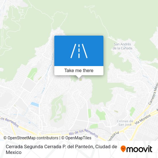 Cerrada Segunda Cerrada P. del Panteón map