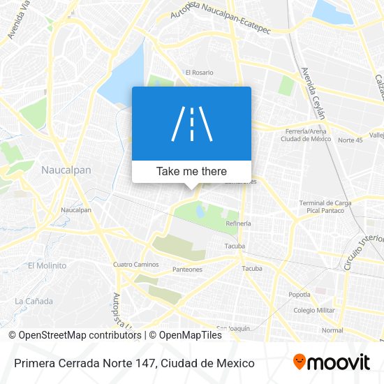 Primera Cerrada Norte 147 map