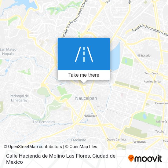 Calle Hacienda de Molino Las Flores map