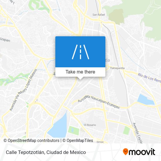 Mapa de Calle Tepotzotlán