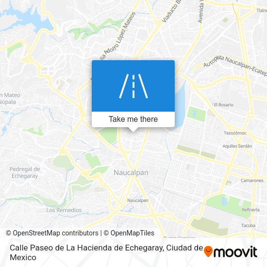Mapa de Calle Paseo de La Hacienda de Echegaray