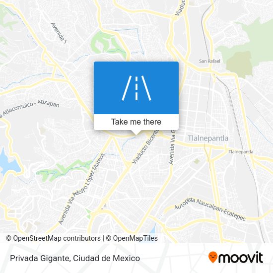 Privada Gigante map