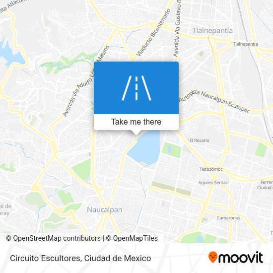 Circuito Escultores map