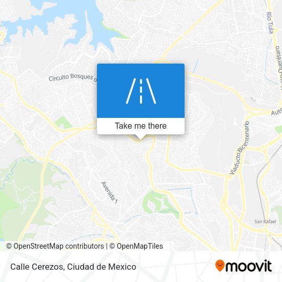 Calle Cerezos map