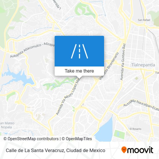 Mapa de Calle de La Santa Veracruz