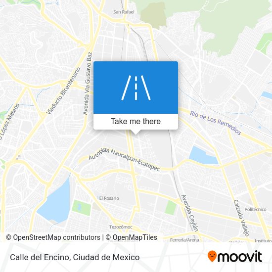 Mapa de Calle del Encino