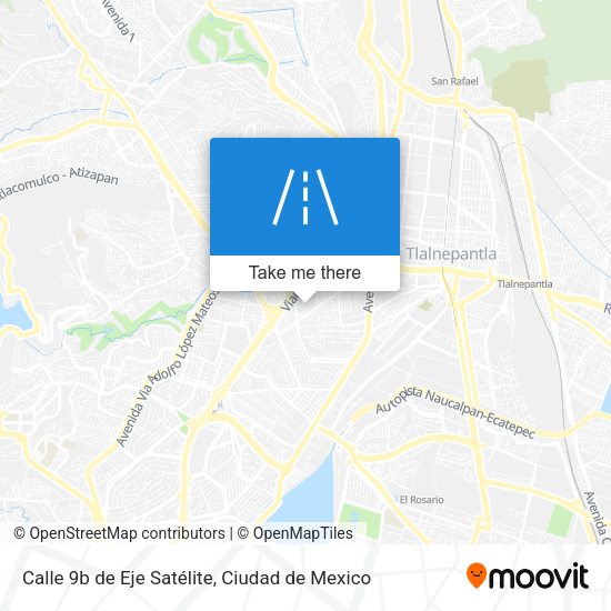 Calle 9b de Eje Satélite map