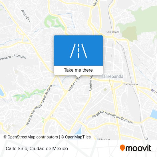 Mapa de Calle Sirio