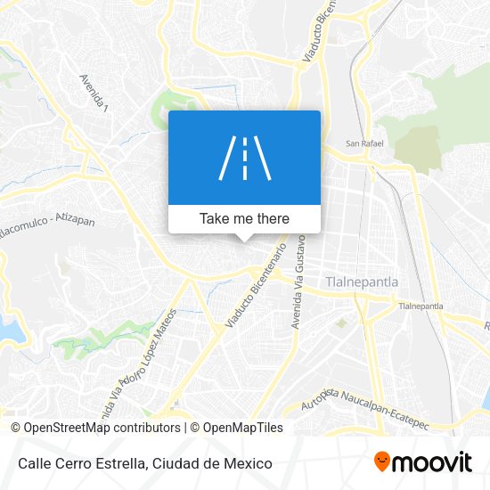 Mapa de Calle Cerro Estrella