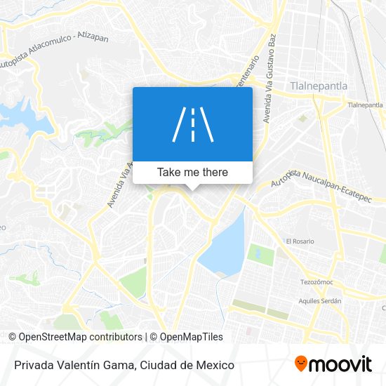 Privada Valentín Gama map