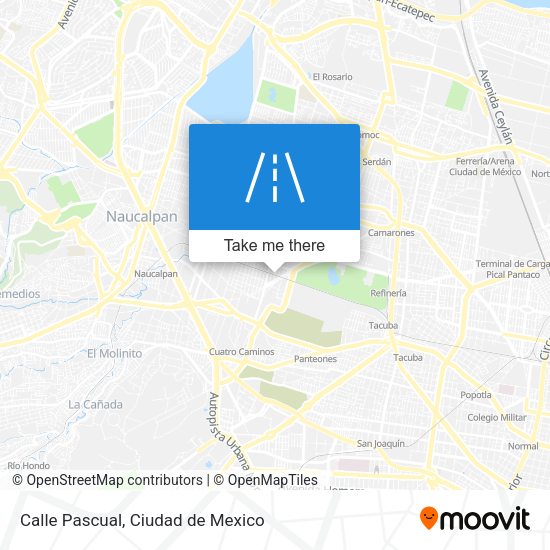 Mapa de Calle Pascual