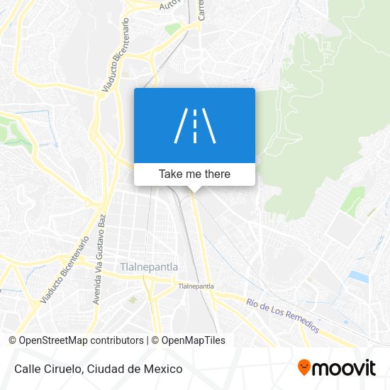 Mapa de Calle Ciruelo