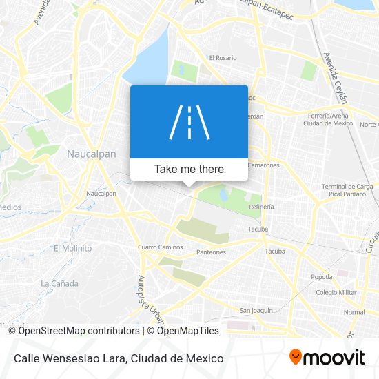Mapa de Calle Wenseslao Lara