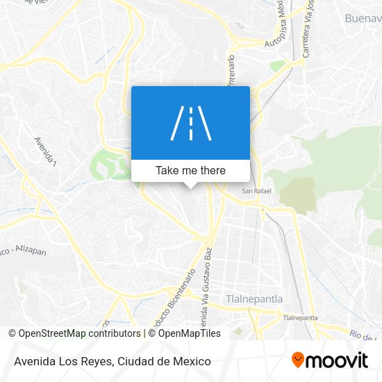 Mapa de Avenida Los Reyes