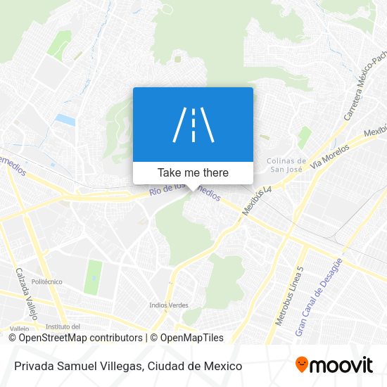 Privada Samuel Villegas map