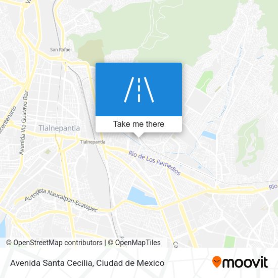 Avenida Santa Cecilia map