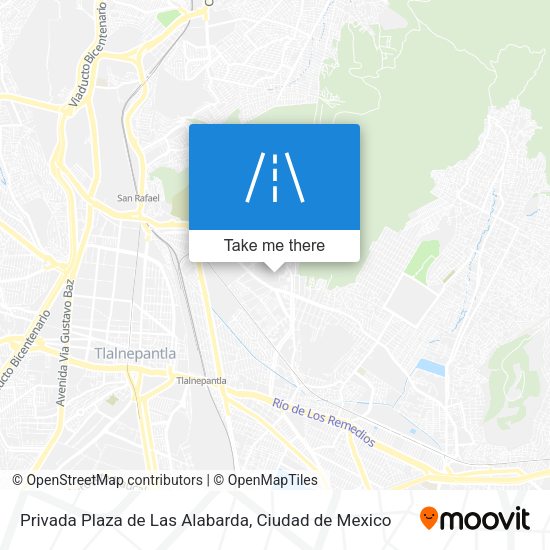 Privada Plaza de Las Alabarda map