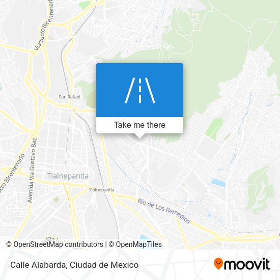 Calle Alabarda map