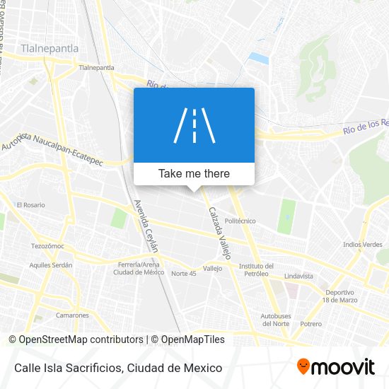 Calle Isla Sacrificios map