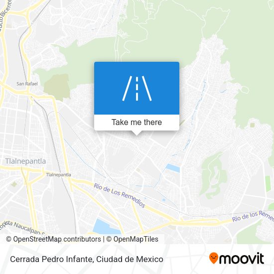 Mapa de Cerrada Pedro Infante
