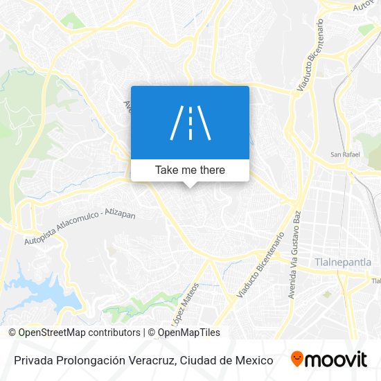 Privada Prolongación Veracruz map