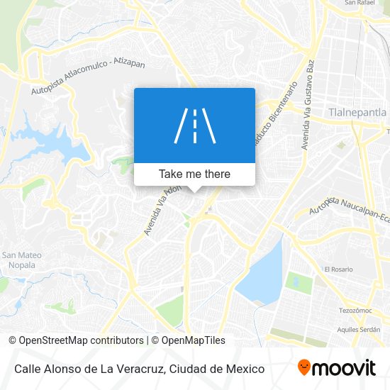 Calle Alonso de La Veracruz map
