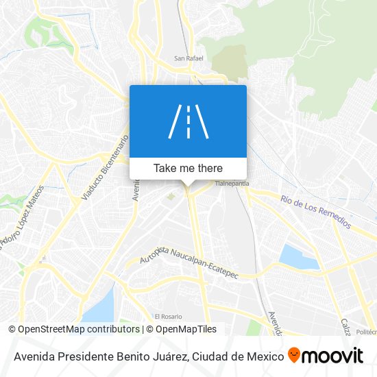 Mapa de Avenida Presidente Benito Juárez