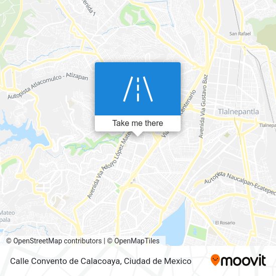 Mapa de Calle Convento de Calacoaya