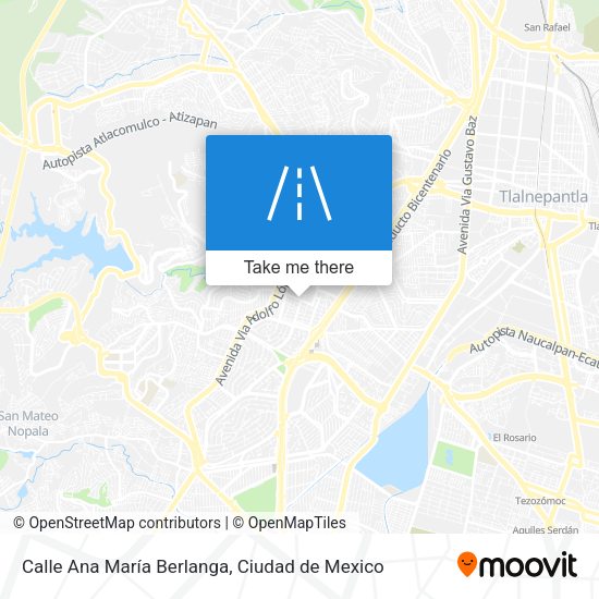 Mapa de Calle Ana María Berlanga