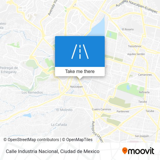 Mapa de Calle Industria Nacional