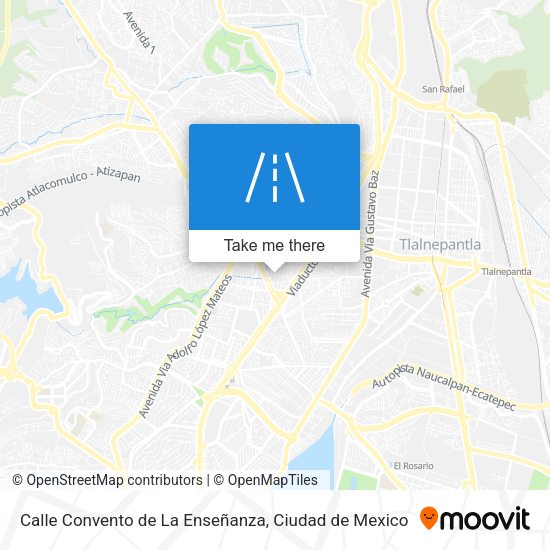 Mapa de Calle Convento de La Enseñanza