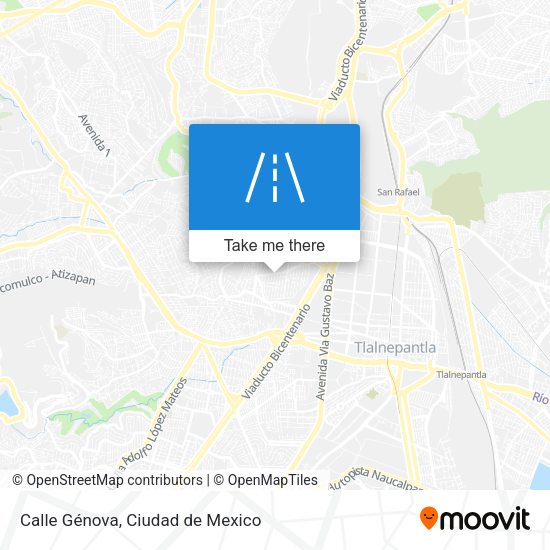 Mapa de Calle Génova
