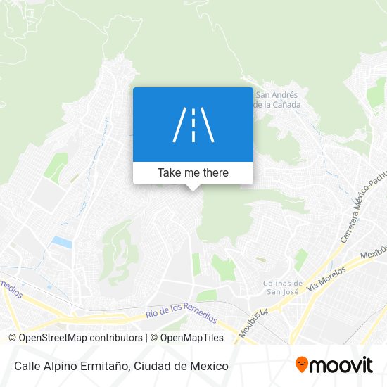 Calle Alpino Ermitaño map