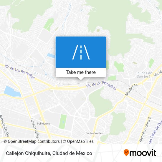 Callejón Chiquihuite map