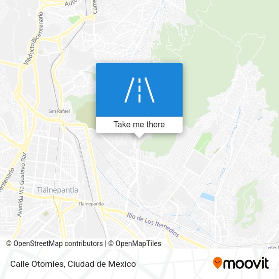 Calle Otomíes map