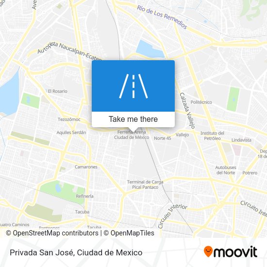 Mapa de Privada San José