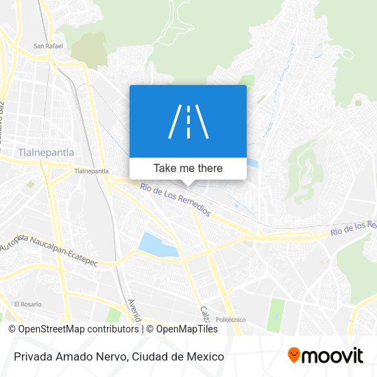 Mapa de Privada Amado Nervo