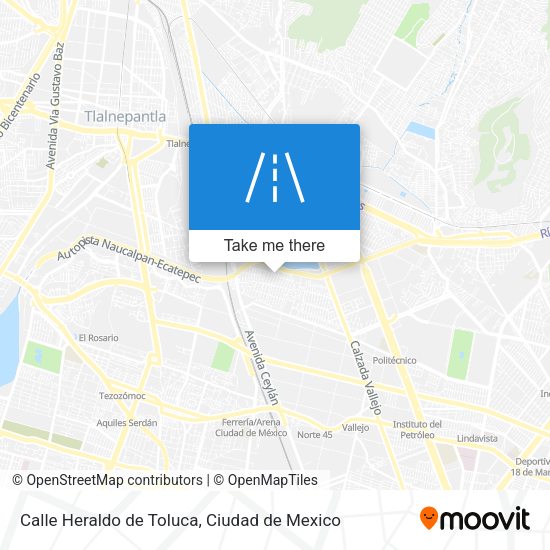 Calle Heraldo de Toluca map