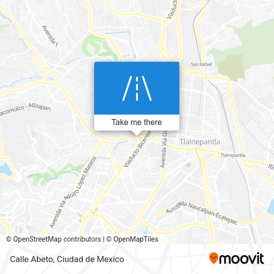 Mapa de Calle Abeto