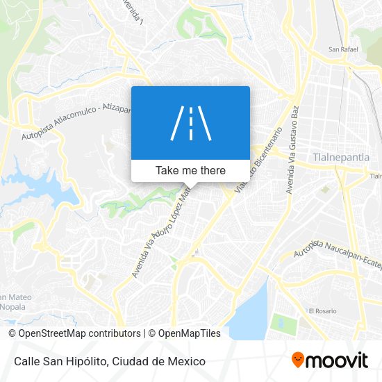 Calle San Hipólito map