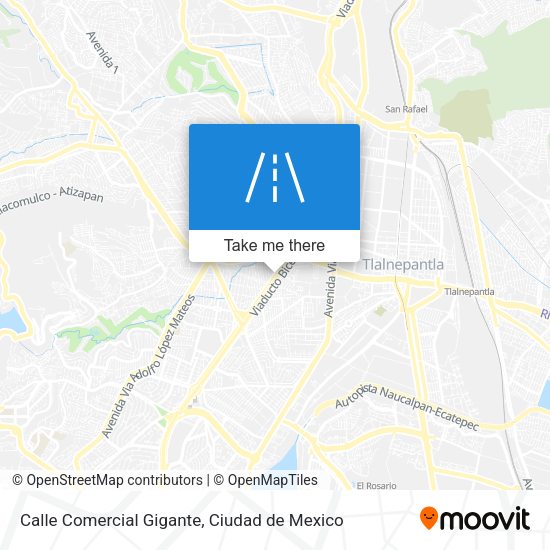 Mapa de Calle Comercial Gigante
