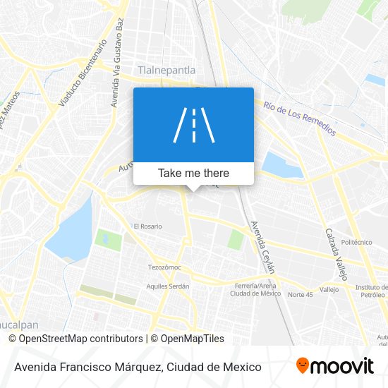 Avenida Francisco Márquez map