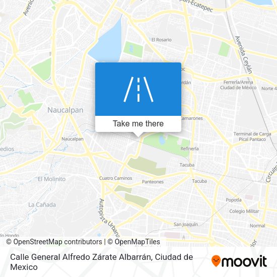 Calle General Alfredo Zárate Albarrán map