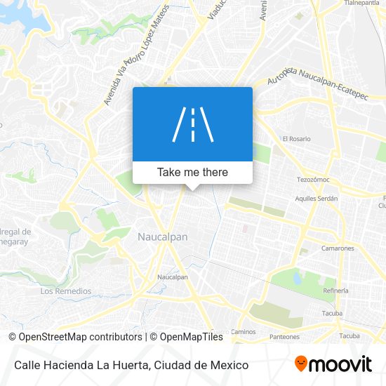 Calle Hacienda La Huerta map