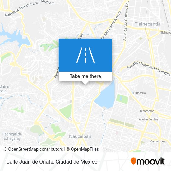 Mapa de Calle Juan de Oñate