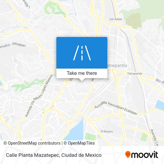 Mapa de Calle Planta Mazatepec