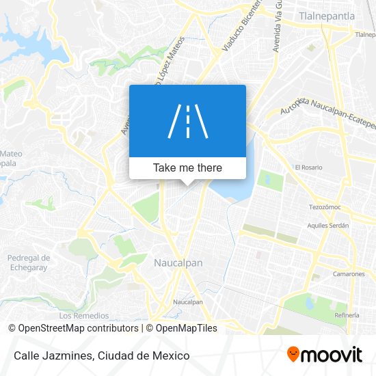 Calle Jazmines map