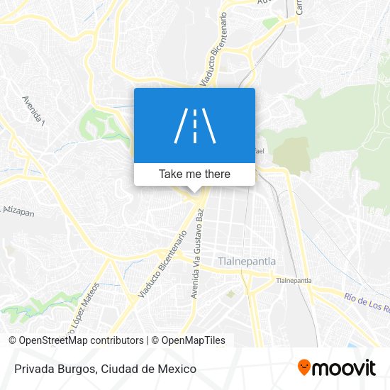 Privada Burgos map