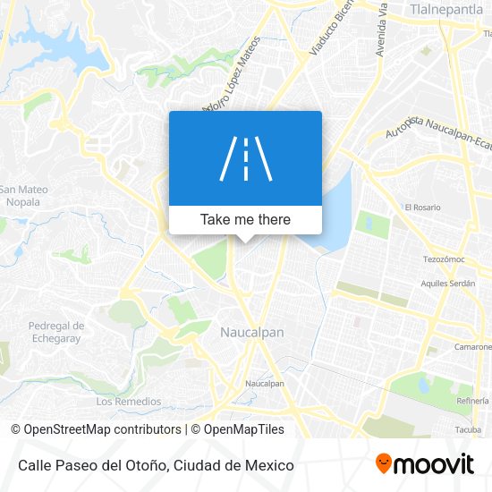 Calle Paseo del Otoño map
