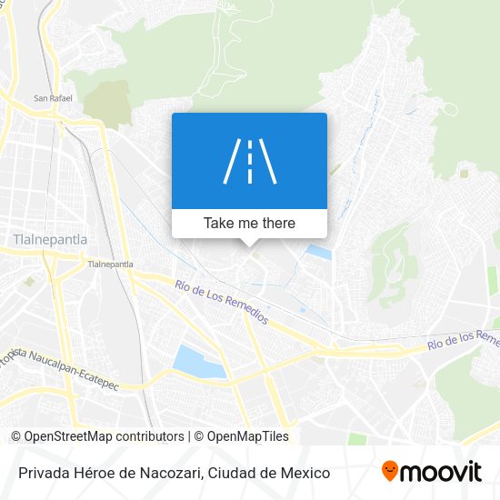 Privada Héroe de Nacozari map